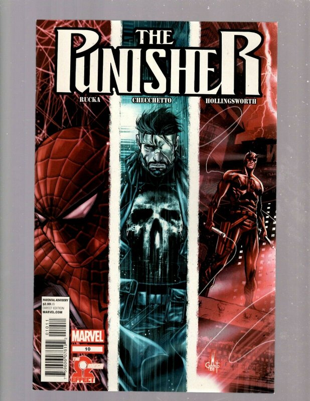 Lot Of 9 Punisher Marvel Comic Books # 1 (Variant) 9 10 11 13 14 15 16 RP5