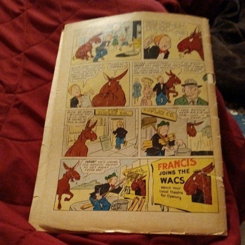 Four Color #579 ~ Francis The Famous Talking Mule ~ 1954  Golden Age ~ tv show