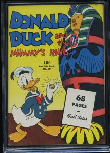 FOUR COLOR #29 - Donald Duck - 6.0, OW - “Mummy’s Ring” by Carl Barks