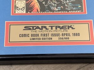 Star Trek The Motion Picture Comic Signed William Shatner Leonard Nimoy 256/980