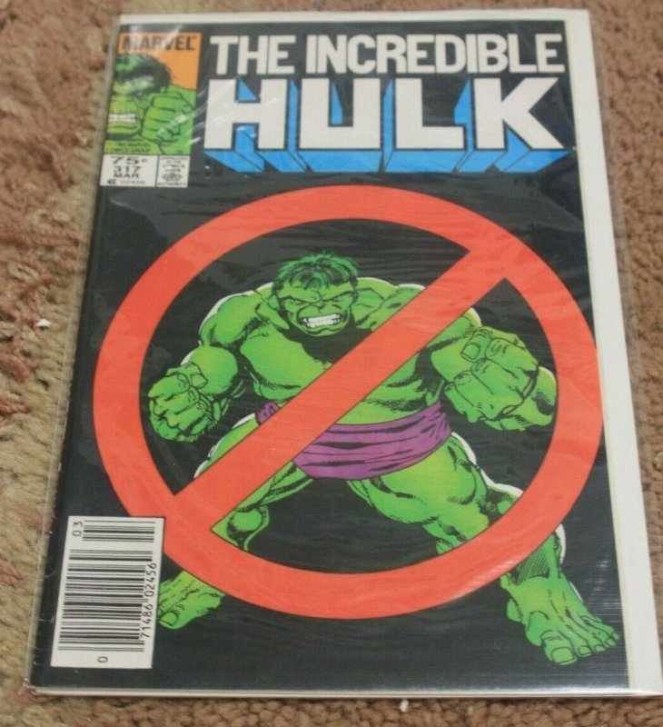 Incredible Hulk  # 317  1986, Marvel john byrne doc samson hulkbusters 