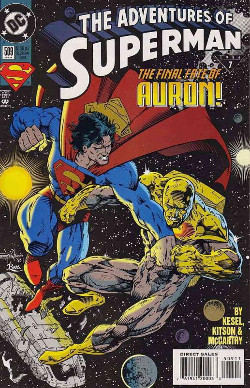 Adventures of Superman #509 VF/NM DC - save on shipping - details inside