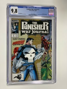 Punisher War Journal 2 cgc 9.8 wp marvel 1988 vhtf 