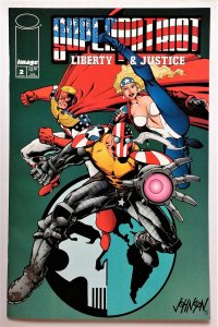 SuperPatriot: Liberty & Justice #2 (Aug 1995, Image) VF/NM