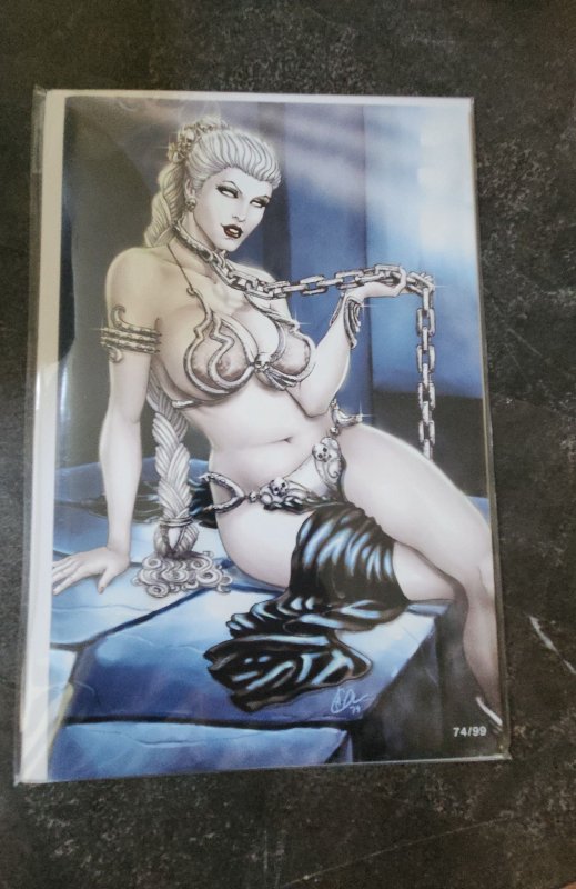 Lady Death Dreams #1 Lady Leia Slave Limited 74/99 David Harrigan Cover! SCARCE