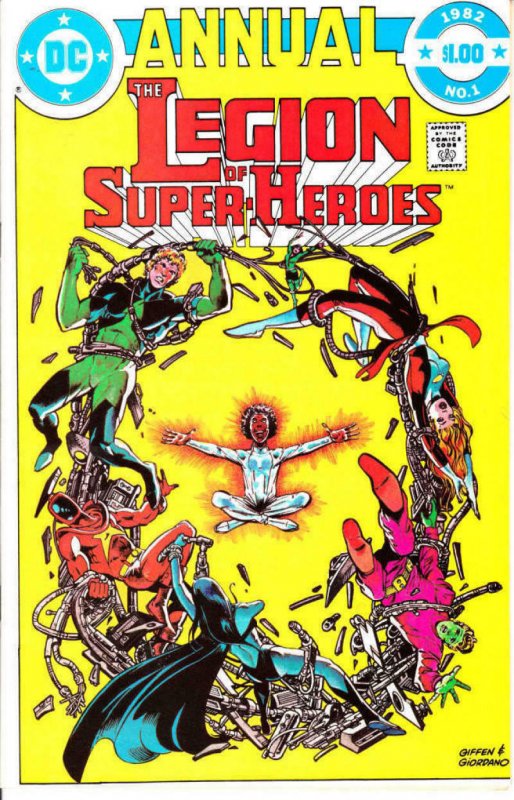 LEGION OF SUPER HEROES #1, VF/NM, Annual, Invisible Kid, DC, 1982 more in store