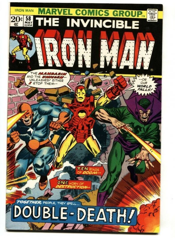 IRON MAN #58 1972 Marvel comic book MANDARIN-VF/NM