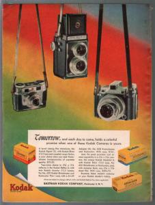 U.S. Camera 4/1952-pin-up portrait cover-photography-camera-VG/FN