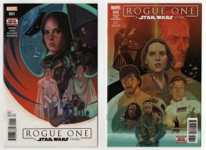 Star Wars Rogue One 1 & 6 - #1 is 1st app Cassian Andor  Noto Cover