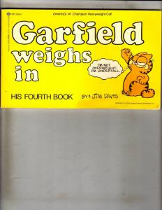 Lot Of 4 Garfield Ballantine Graphic Novels # 1 2 3 4 Jim David 1978 Feature FM6 