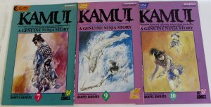 Kamui Lot of 3 #7, 9, 10 Eclipse Comics (1987) NM- 1st Print Comic Books