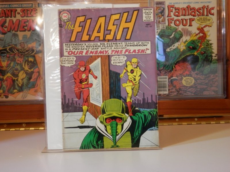 The Flash #147 - (1964) - 2nd appearance of Reverse Flash. Mr. Element app.