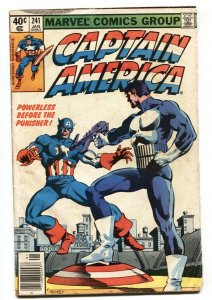 CAPTAIN AMERICA #241 comic book 1980-MARVEL COMICS-PUNISHER
