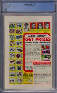 INCREDIBLE HULK #164 CGC 9.0 1ST CAPTAIN OMEN COLONEL ARMBRUSTER NICK FURY