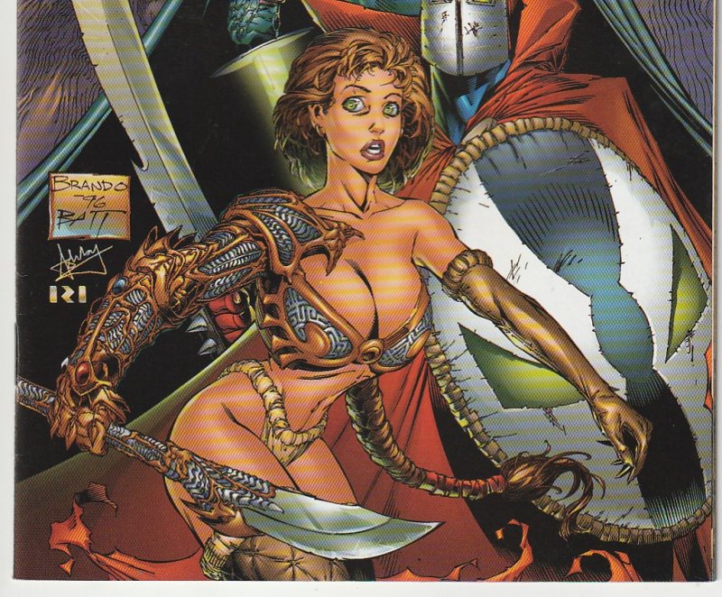 Medieval Spawn/Witchblade(1996)# 3  Preacher writer, Garth Ennis !