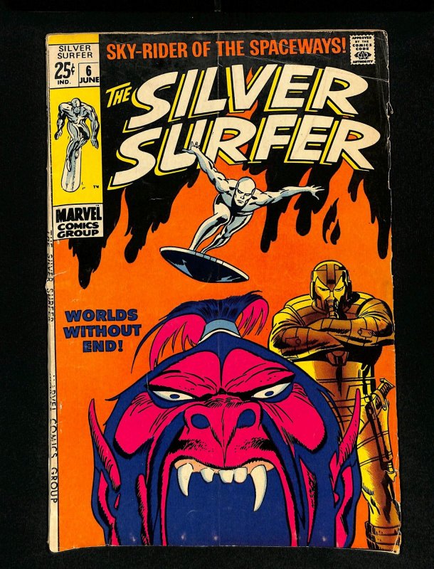 Silver Surfer #6 Worlds without End! Stan Lee John Buscema!