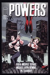 Powers #5 - Signed by Brian Michael Bendis + Mike Avon Oeming (8/8.5) 2000