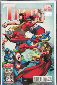 Thor #7 One Minute Later Cover (2015) Thor