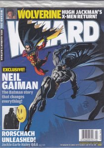 Wizard: The Comics Magazine #208A (in bag) VF/NM ; Wizard | Neil Gaiman Batman