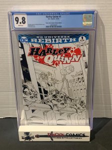 Harley Quinn # 1 CGC 9.8 Yancy Street Comics Sketch Edition DC 2016 [GC41]