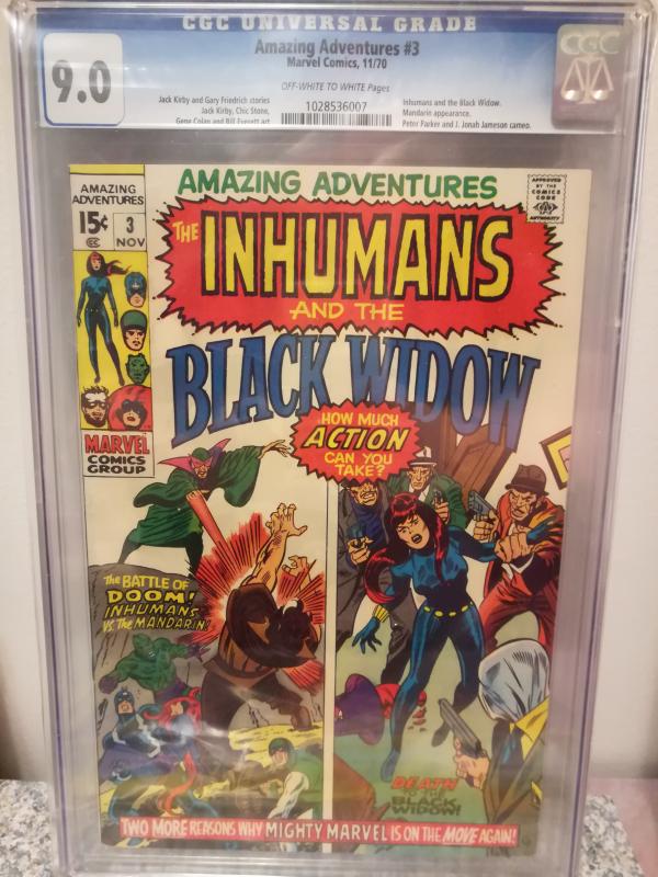 Amazing Adventures #3, Nov. 1970 CGC 9.0.