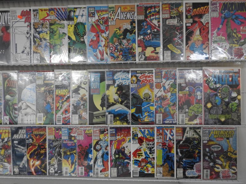 Huge Lot 130+ Comics W/ Wolverine, Spider-Man, Ghost RIder+ Sharp VF- Condition!