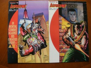 2 Near-Mint Valiant BLOODSHOT #21 The More Things Change #22 Wanted Dead Alive