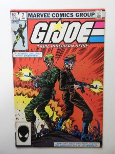 G.I. Joe: A Real American Hero #7 (1983) VF Condition! Second print
