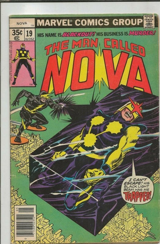 Nova #19 ORIGINAL Vintage 1978 Marvel Comics  