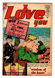 I LOVE YOU #27 1960 CHARLTON ROMANCE-DISNEYLAND-RARE