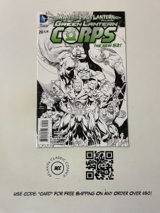 Green Lantern Corps # 20 NM- 1st Print Sketch Variant Cover DC Comic Book 2 J226