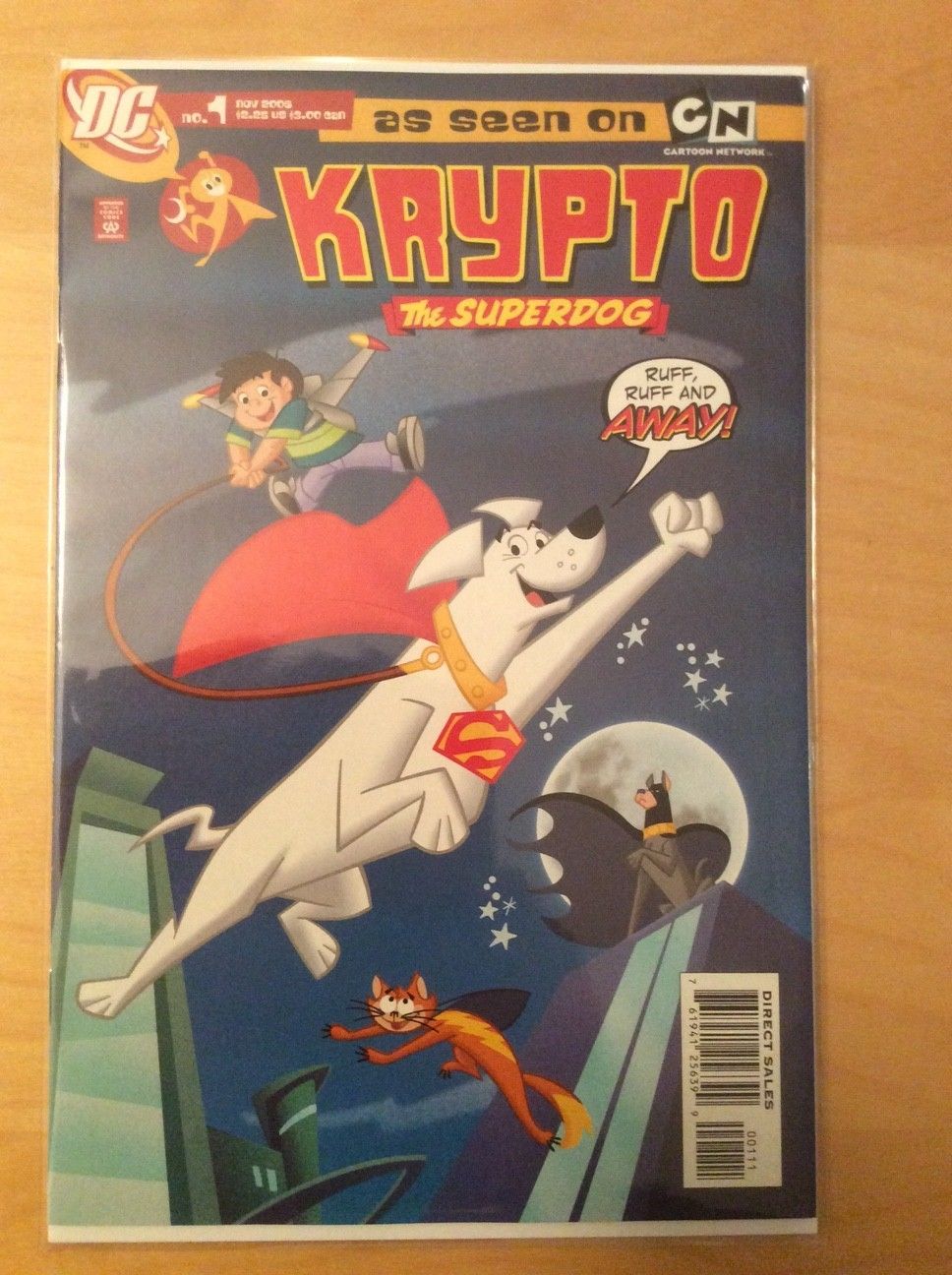 Krypto the Superdog 1 \u0026 2, NM 9.4, 1st Print, DC | CN Cartoon Network, HTF  | Comic Books - Modern Age, Dynamite Entertainment / HipComic, image size:968x1296