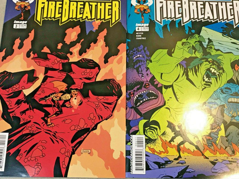 FIREBREATHER#1-4 VF/NM LOT 2003 IMAGE COMICS