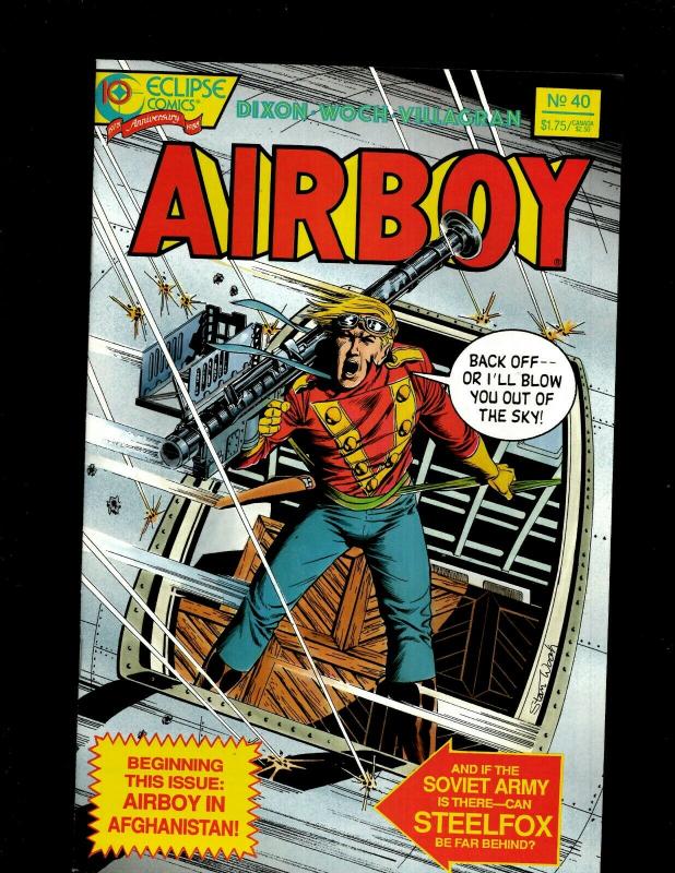 Lot of 12 Airboy Eclipse Comics Comic Books #38-48, Airboy Meets Prowler #1 JF21