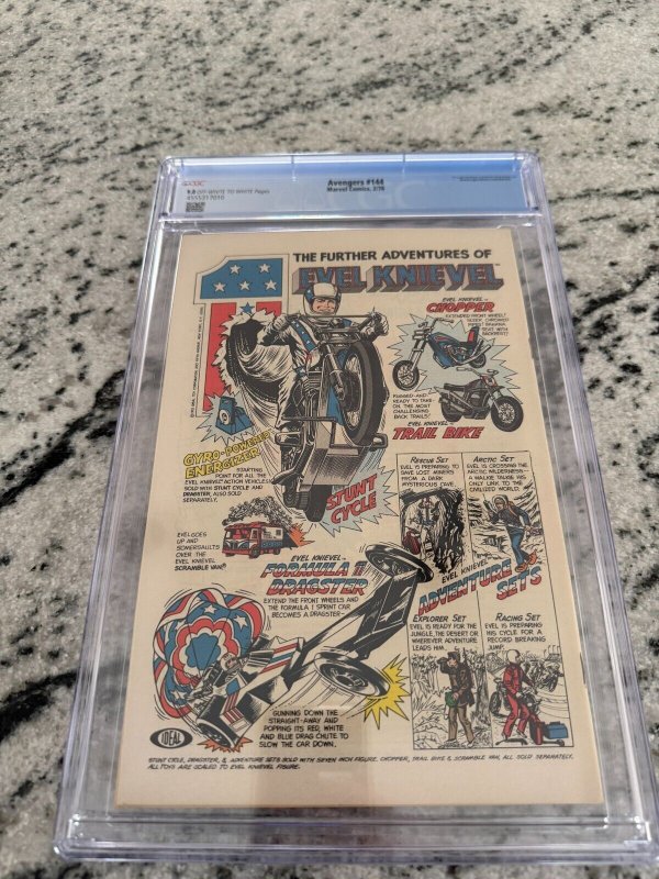 Avengers # 144 CGC Graded 9.0 Marvel Comic Book Patsy Walker Hellcat App. JH10