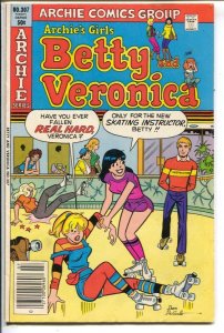 Archie's Girls Betty And Veronica #307 1981-Roller rink  cover by Dan DeCarlo...