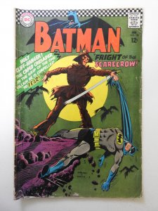 Batman #189  (1967) 1st Silver Age Appearance of Scarecrow!