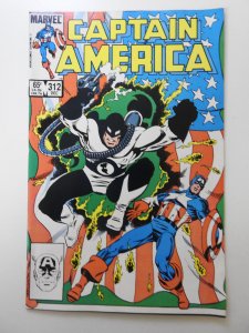 Captain America #312 Direct Edition (1985) 1st Flag-Smasher! VF-NM Condition!