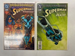 5 Superman DC comic books #105 106 107 108 109 21 RC34