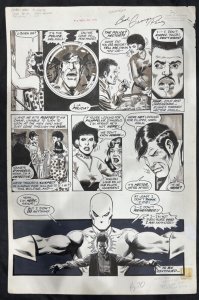 DEADLY HANDS OF KUNG FU #20 PG 70 ORIGINAL GEORGE PEREZ COMIC ART PAGE