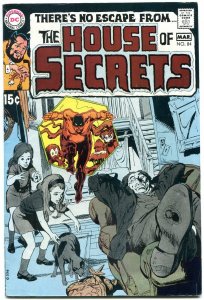 HOUSE OF SECRETS #84-1970 DC-NEAL ADAMS CVR-HORROR MYSTERY FN