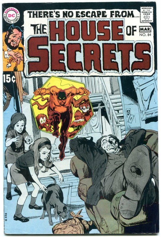 HOUSE OF SECRETS #84-1970 DC-NEAL ADAMS CVR-HORROR MYSTERY FN