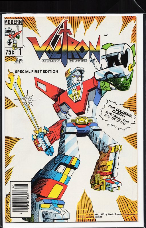 Voltron #1 (1985) Voltron [Key Issue]