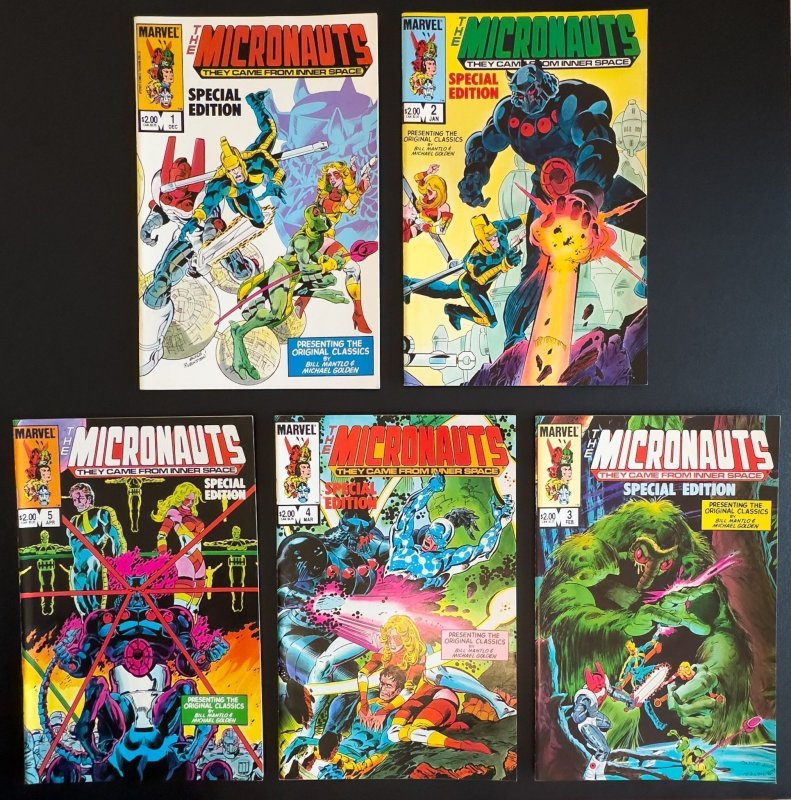 Micronauts: Special Edition #1,2,3,4 &5 (1983) LOT NM!