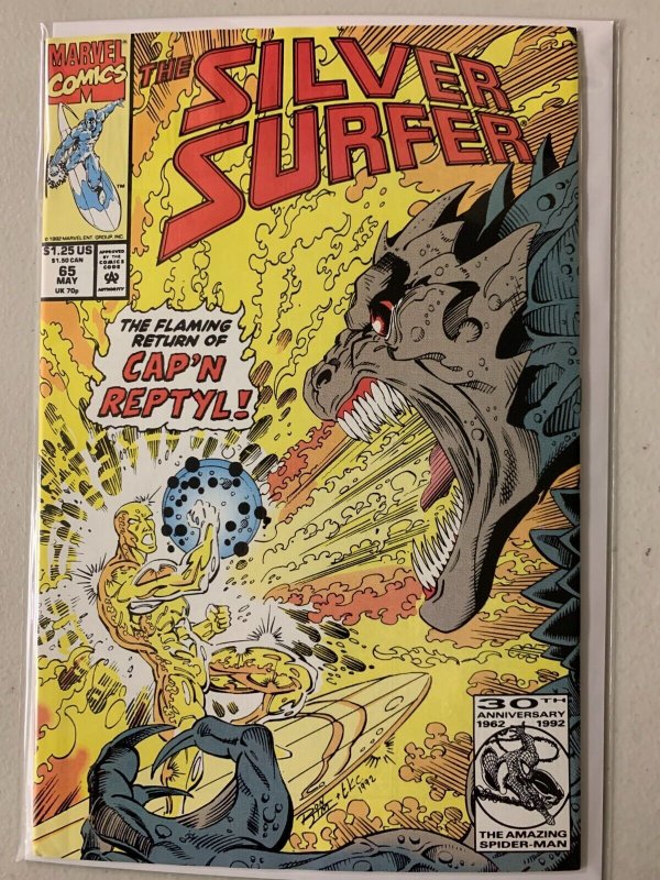 Silver Surfer #65 direct Reptyl 8.0 (1992)