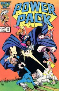 Power Pack #26 VF ; Marvel | Cloak