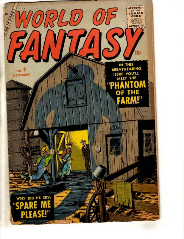 World Of Fantasy # 9 VG/FN Comic Book Suspense Atlas (Marvel) Phantom Farm JL17