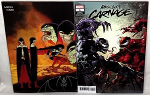 ABSOLUTE CARNAGE #1 Aaron Kuder Mike Deodato Jr Variant Covers Marvel Comics MCU