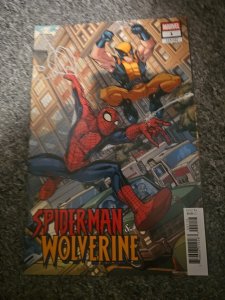 SPIDER-MAN & WOLVERINE #1 1:50 Ratio Variant Cover by Nick Bradshaw NM