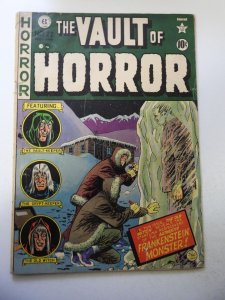 Vault of Horror #22 (1951) VG Condition 1/2 spine split
